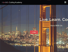 Tablet Screenshot of hackercodingacademy.com